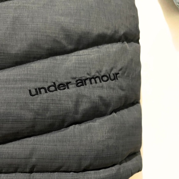 Under Armour Womens Grey Puffer Jacket Long Winter Coat XS - Picture 3 of 10